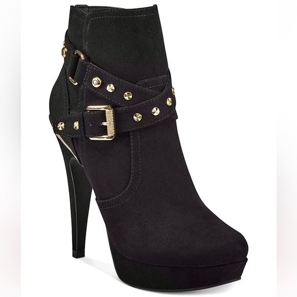 GBG Los Angeles Shoes - GBG Los Angeles Black Deeka Platform Stiletto Ankle Boots Women’s Size 8.5 NWOT